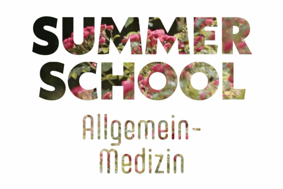 Schriftzug Summerschool Allgemeinmedizin