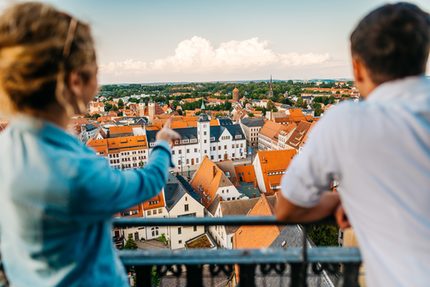 Blick auf Freiberg